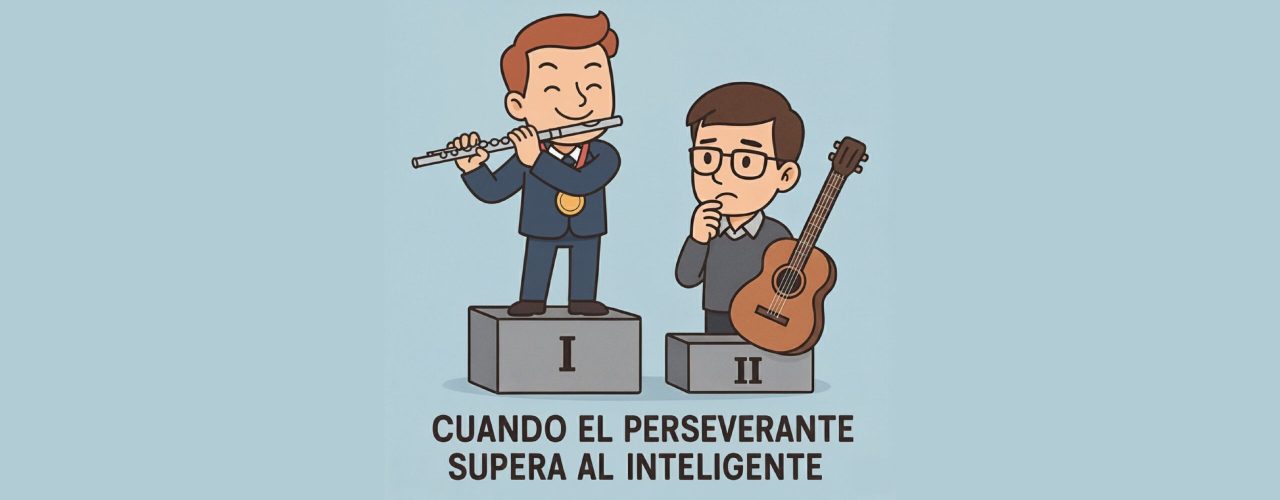 Cuando el perseverante supera al inteligente